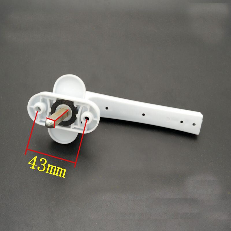 Plastic Steel Doors And Windows Inside Flat Open Plastic Wrap Iron Pull Rotating Handle