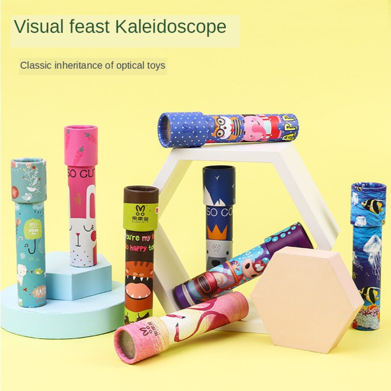 Klassieke Speelgoed Caleidoscoop Roterende Magic Kleurrijke Wereld Speelgoed Voor Kinderen Autisme Kinderen Puzzel Speelgoed Kleur Willekeurige Wetenschap Speelgoed