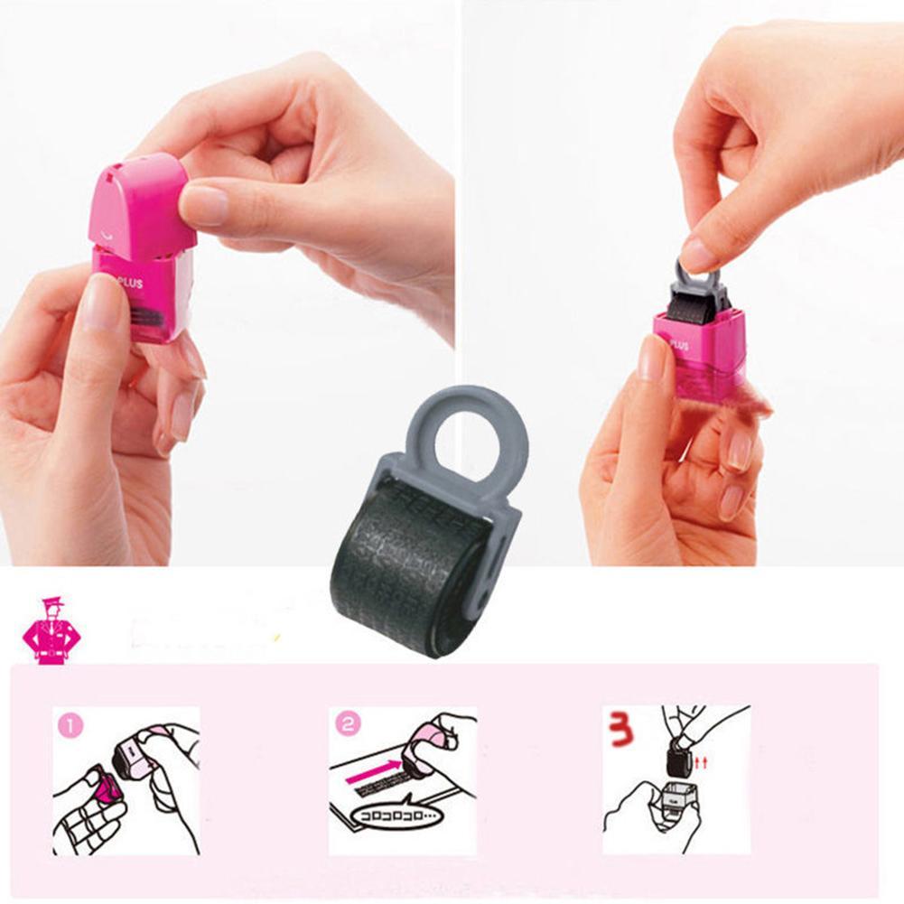 Roller Self Inking Stock Stamp Seal Theft Code Guard Your ID Confidentiality Confidential Seal