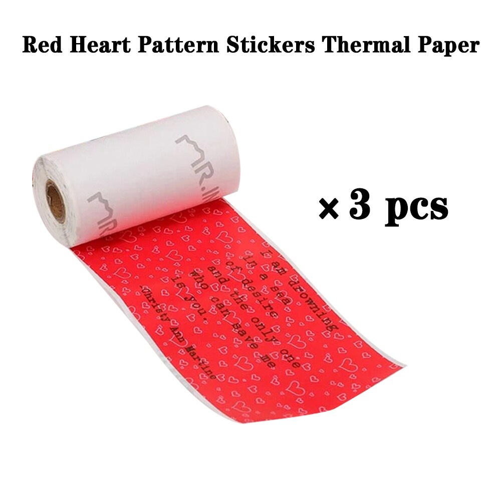 Papier phomémo imprimable, pour imprimante thermique, rouleau auto-adhésif, pour phomémo M02/M02S/M02Pro, étiquettes,: Paper 8
