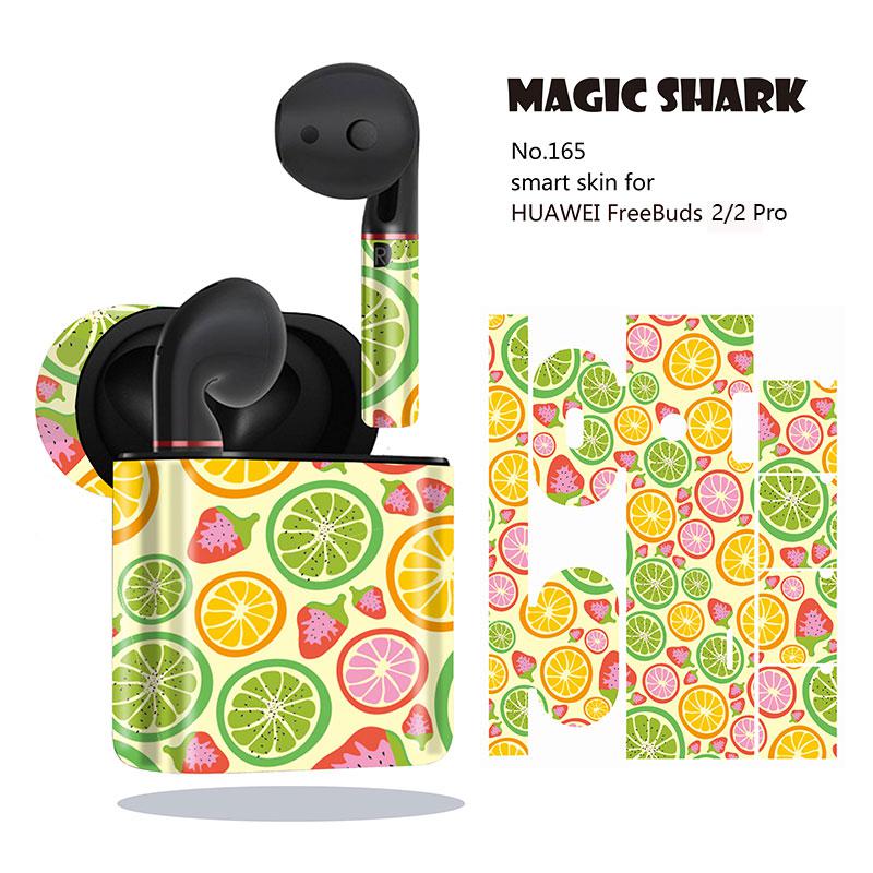 Magie Hai Beere Ananas Zitrone Melone PVC Aufkleber fallen Abdeckung wickeln Haut für Huawei Freebuds 2/2 Profi Kopfhörer: 165