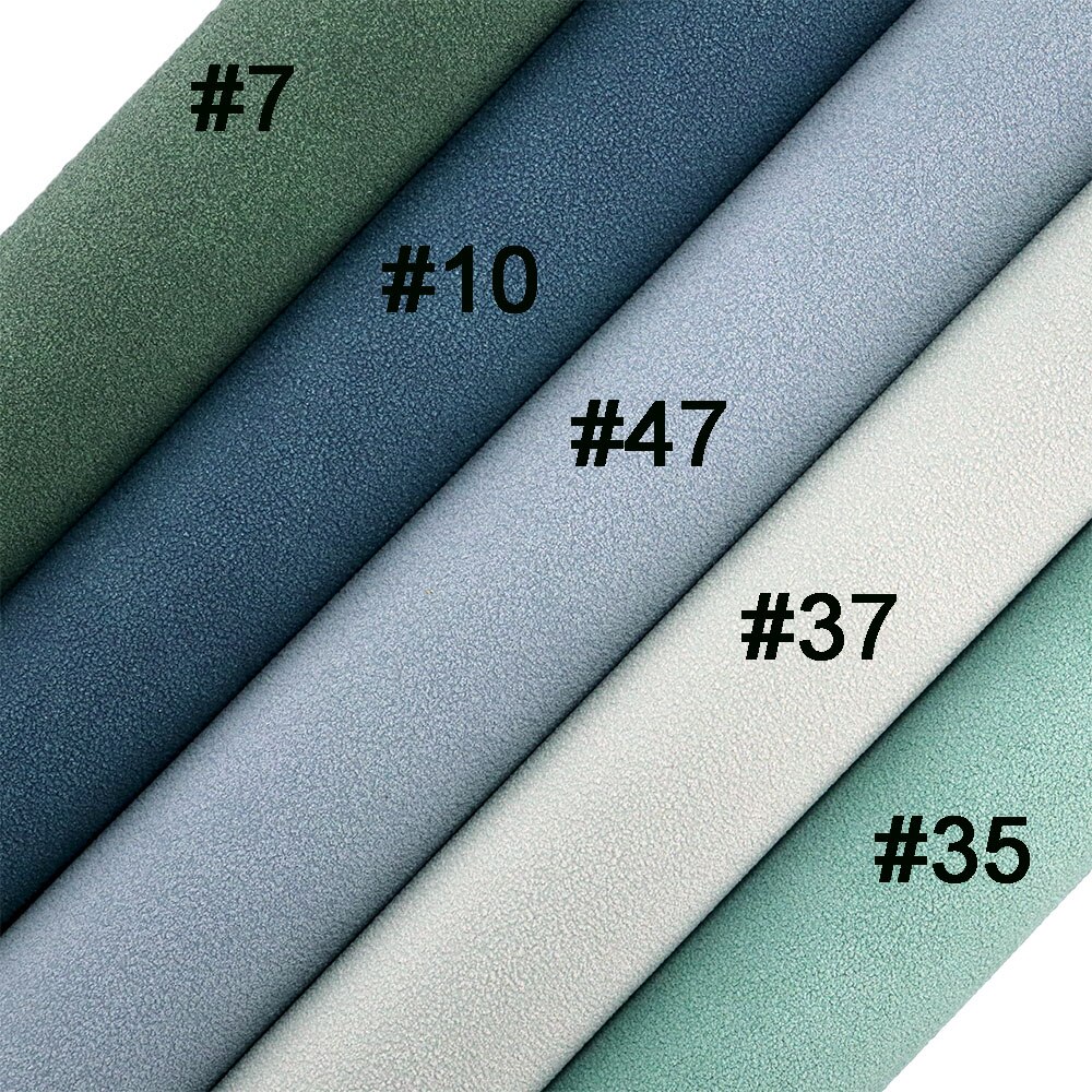 30X134Cm Roll Plain Kleur Frosted Suède Zool Faux Syntetic Leer Stof Materiaal Voor Haarelastiekjes Oorbel Handtassen diy KY008