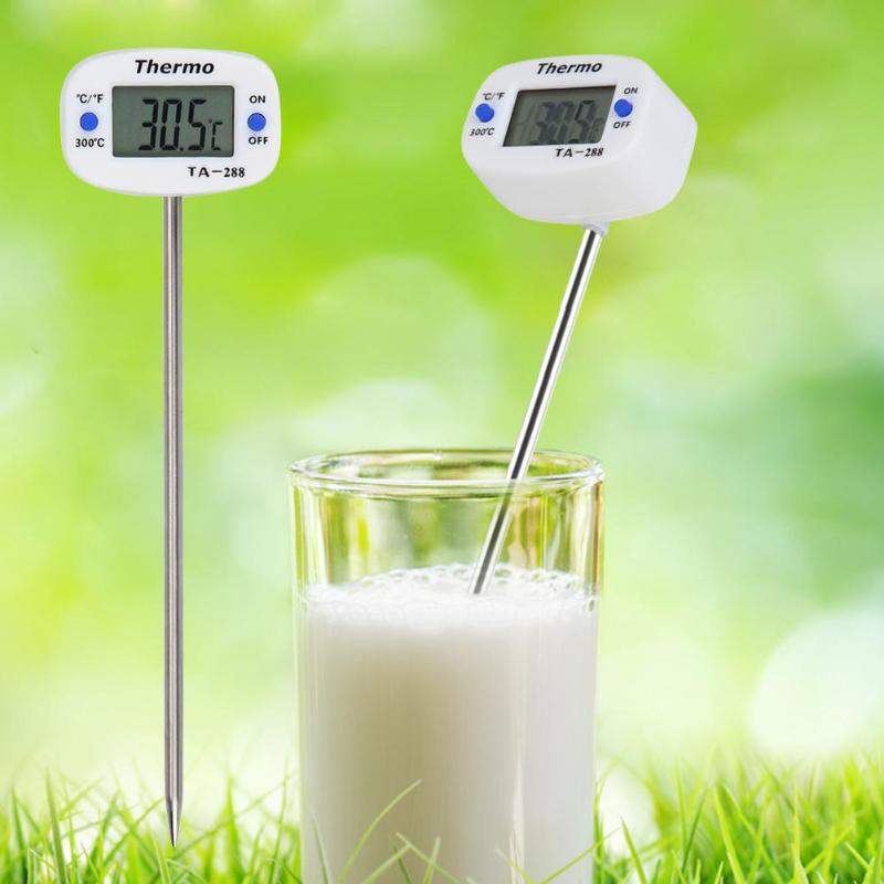 Digitale keukenthermometer voor bbq, elektronische digitale voedselthermometer, bbq-water, melk, vleestemperatuur, keukengereedschap