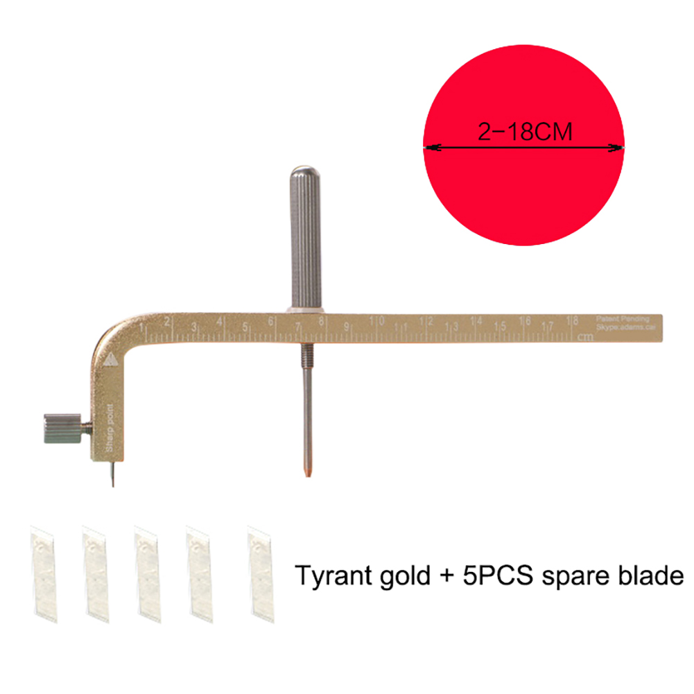 Cortador de papel en círculo de aleación de aluminio, máquina de corte de papel, herramienta escolar para cortar papel fotográfico de papel de impresión: Caqui oscuro