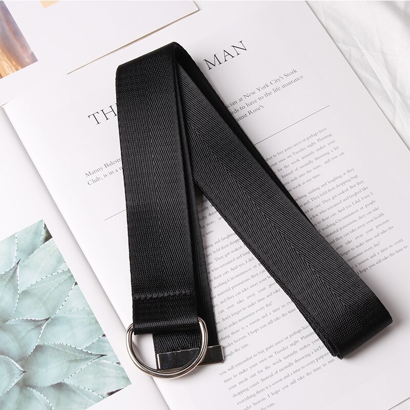 Ceinture Imprimé Flamme Coton/métal - Longueur Réglable - Style Punk, Streetwear - Lot De 2 - 6
