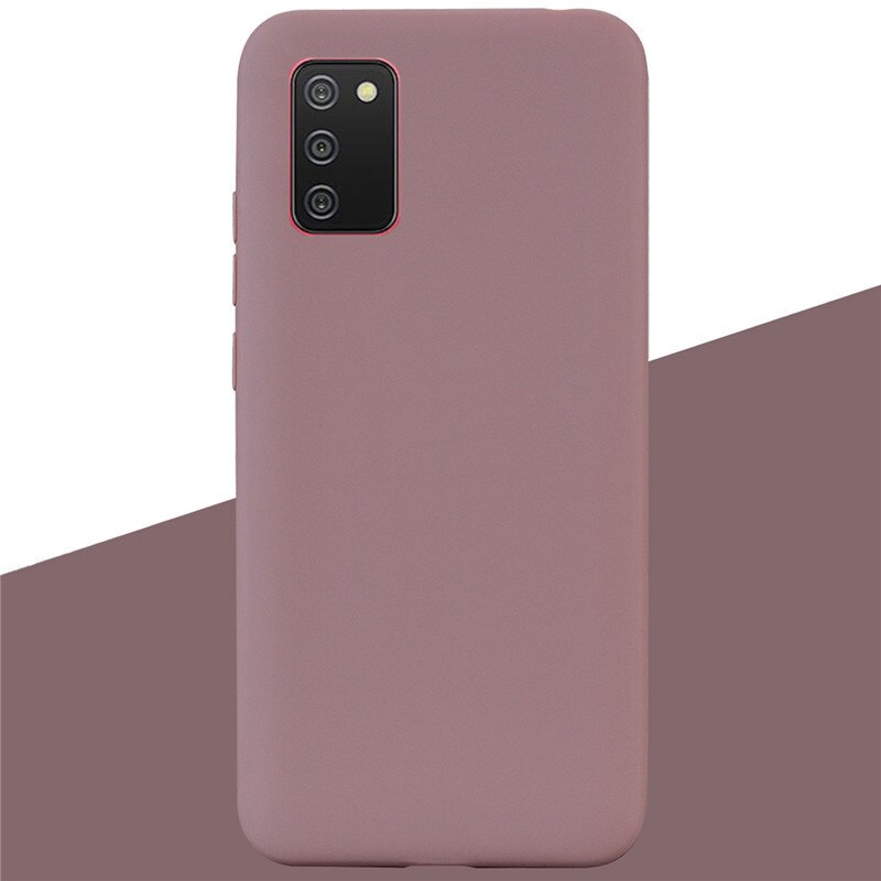 Soft Silicone Case For Samsung A02S Case A025F Soft TPU Cover Back Case For Samsung Galaxy A02S SM-A025F A 02S Phone Cases Coque: 17 Coffee