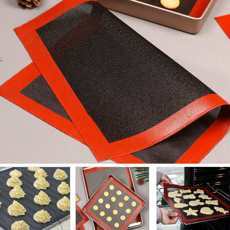 Geperforeerde Siliconen Bakken Mat Non-stick Oven Sheet Liner Bakkerij Gereedschap Gebak Macaron Pad Voor Cookies Keuken Bakvormen Accessoire