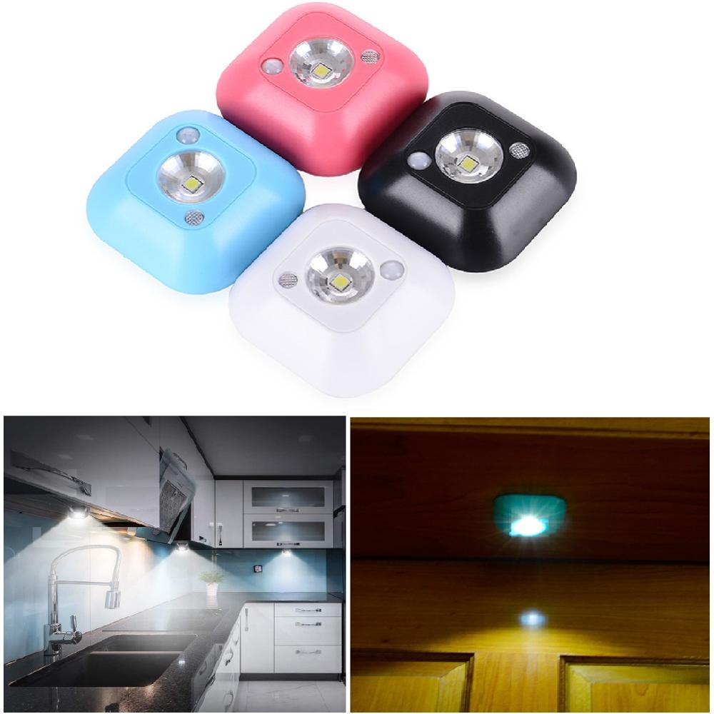 mini smart Body Wireless LED Sensor Night Light PIR Magnetic Infrared Motion Emergency LED Bulbs For Wall Lamp Cabinet Stairs