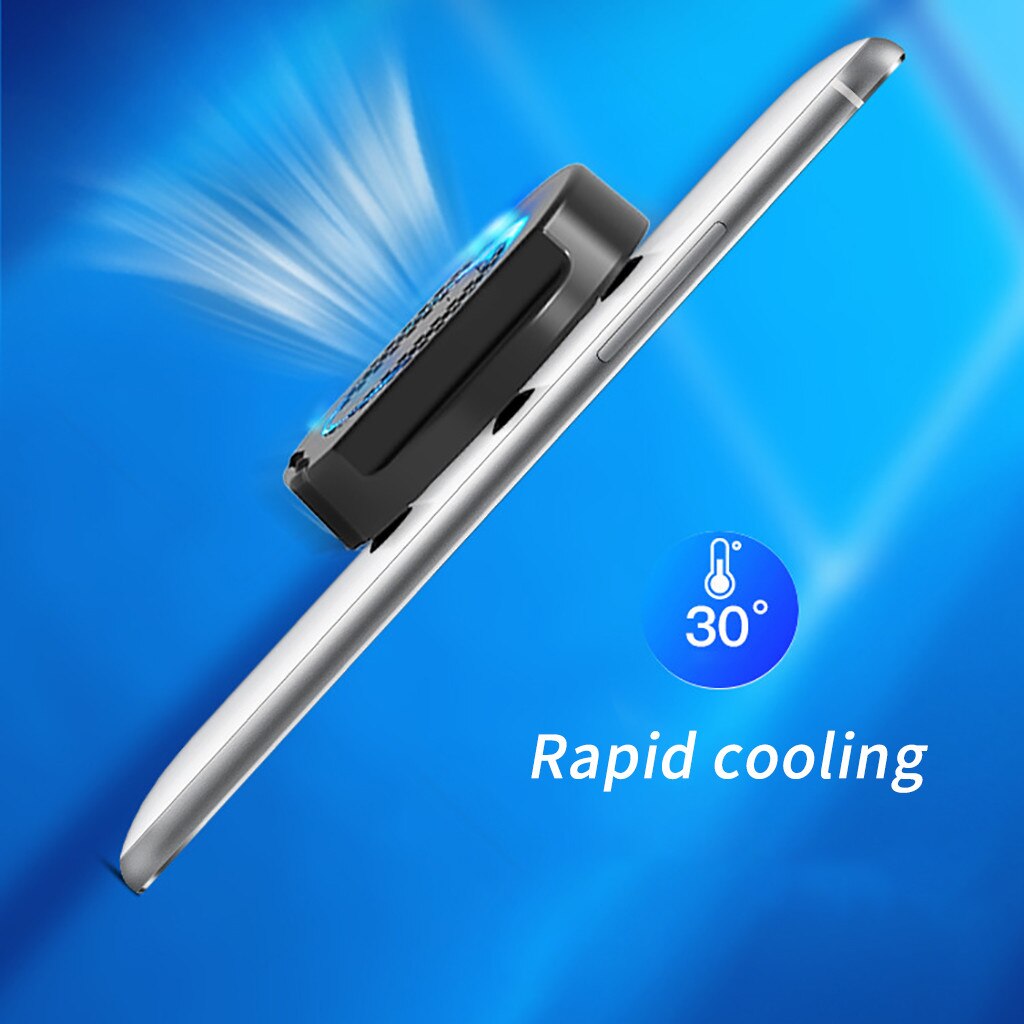 Mobile phone fan game Cool down Portable Cell Phone Cooling Fan with Stand for Android iOS Mobile Radiator 25g3