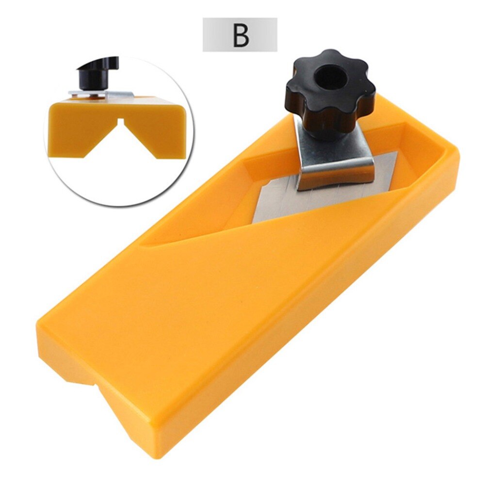 Plasterboard Planing Hand Tool Abrasive Edge-finishing Board Hand Plane Plastic Chamfer Woodworking cepillo carpintero 4FM: 0.9cmB