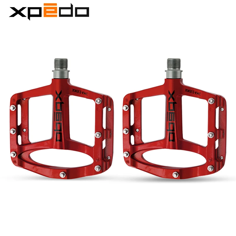 XPEDO XMX24MC Pedal de bicicleta de magnesio 2 rodamientos de cartucho husillo cr-mo pedales de bicicleta de carretera MTB piezas de ciclismo ultraligeras Wellgo: Gris claro