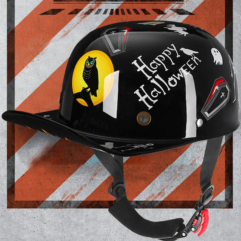 Motorcycle Venom Helmet Retro Baseball Cap Motorcycle Baseball Cap Accessories Vitange Duck Helmet Dot Casco Moto Motorbike