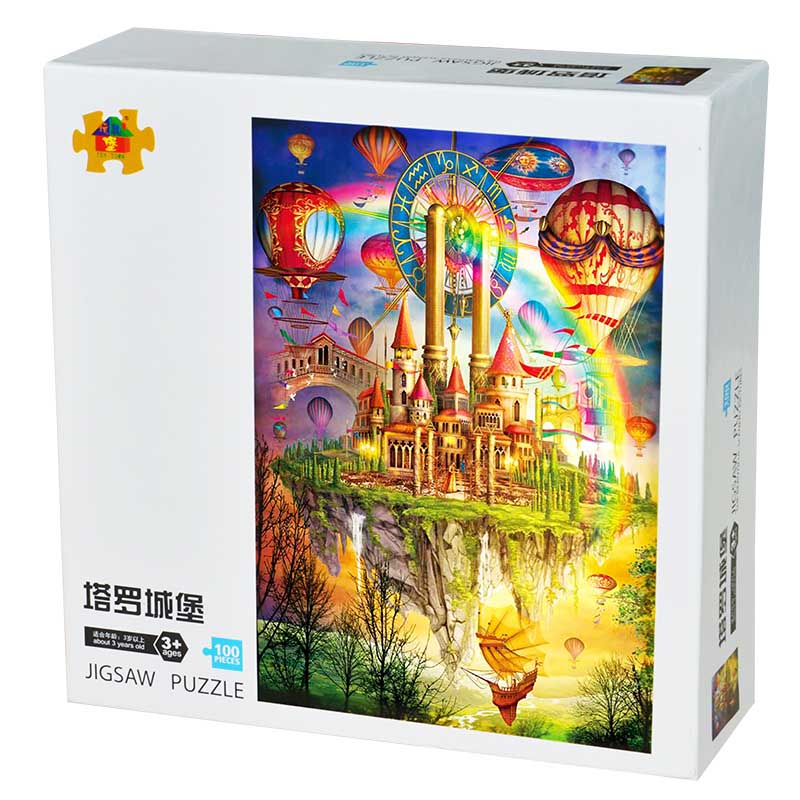 Grownup 100pcs Puzzle Famous Landscape Puzzle Cartoon jigsaw Puzzles 100 Piece For Children Educational Toys Year: Style 17