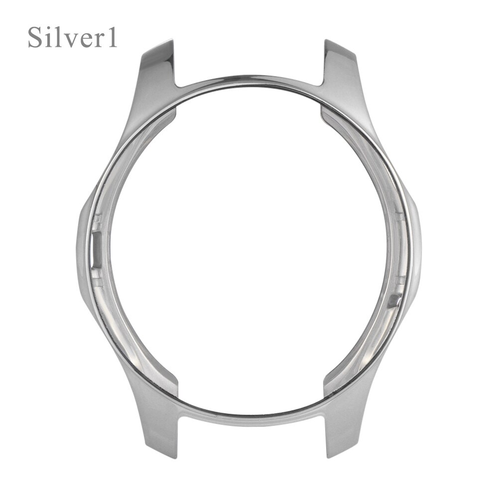 Capinha para samsung gear s3 frontier galaxy watch 46mm tpu macio all-around capa protetora para pára-choques caso quadro bordas ao redor: 5 / 46mm
