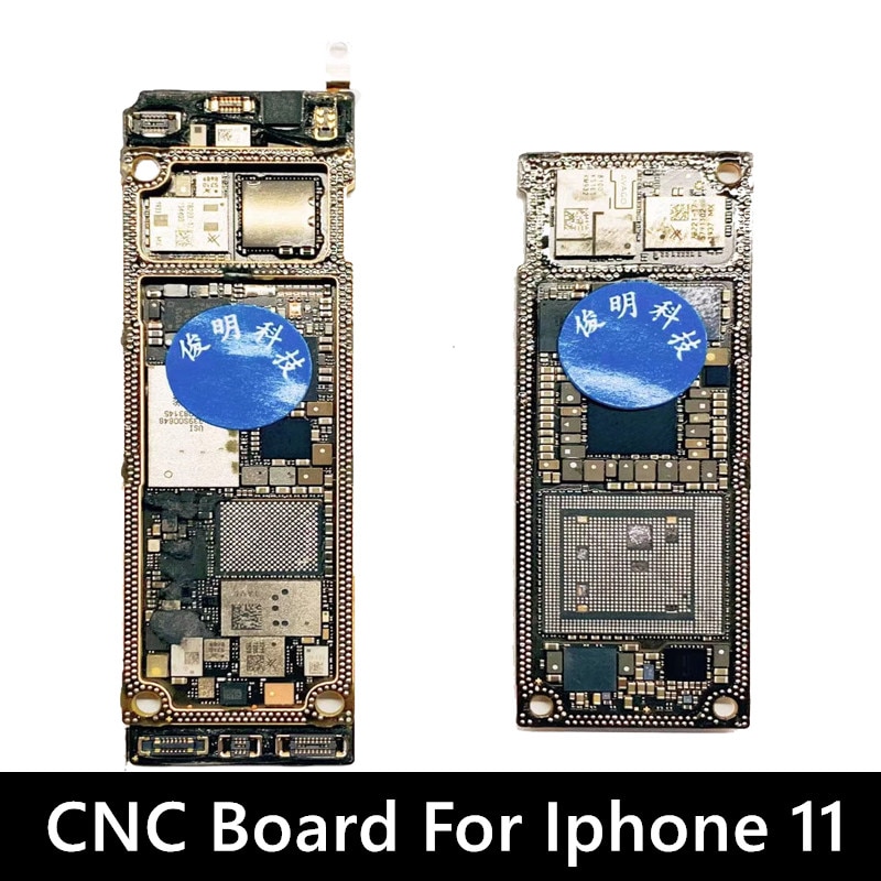 CNC Board For Iphone 11 11pro Pro Max Swap 64GB Remove CPU Baseband Drill For Upar&Down Board Swap