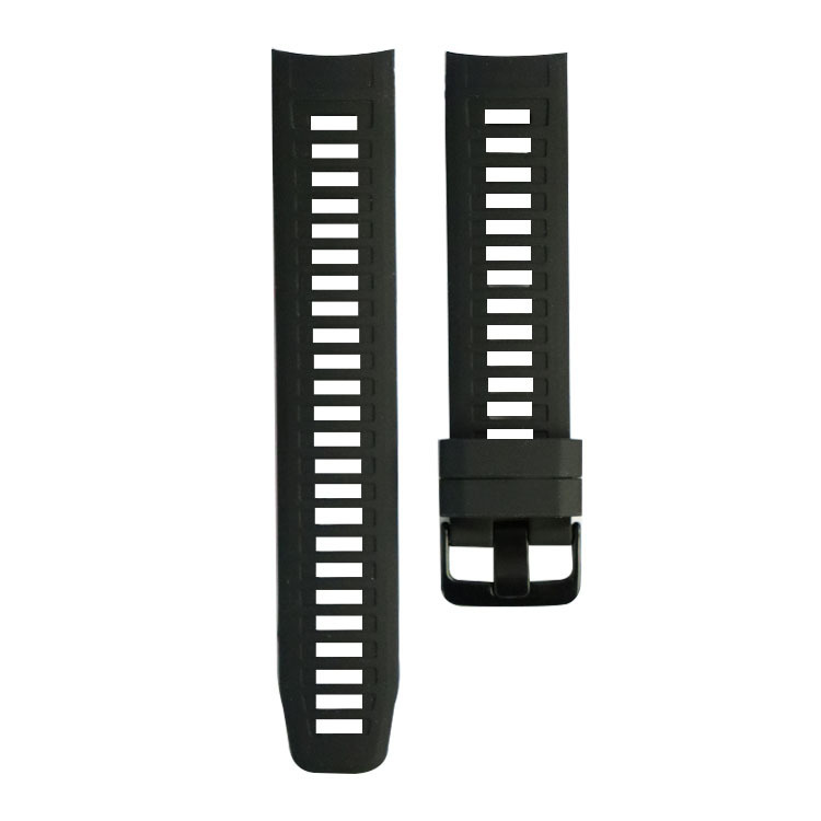 Watchband for Garmin Instinct Silicone Watch Strap fit Instinct 2/Esports/Tide/Solar: black