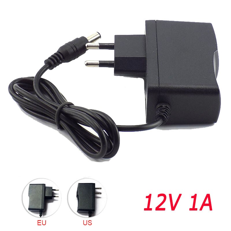Power Adapter AC to DC 100-240V Supply Charger adapter 5V 12V 9V 1A 2A 3A 0.5A US EU Plug 5.5mm x 2.5mm for CCTV LED Strip Lamp