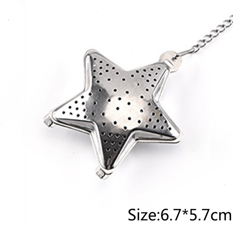 1PC Tea Infuser Coffee Stainless Steel Kitchen Gadget Tea Strainer Spice Filter Diffuser Kitchen Tools Popular Herb: 6