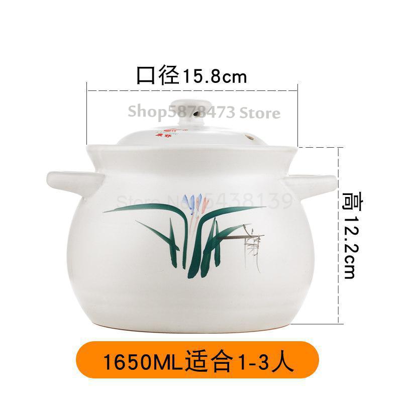 Braadpan Hoge Temperatuur Fornuis Grote Capaciteit Soeppan Open Vuur Straight Soep Soep Home Gas Pap Pot Keramische Pot: Old  farmer  1