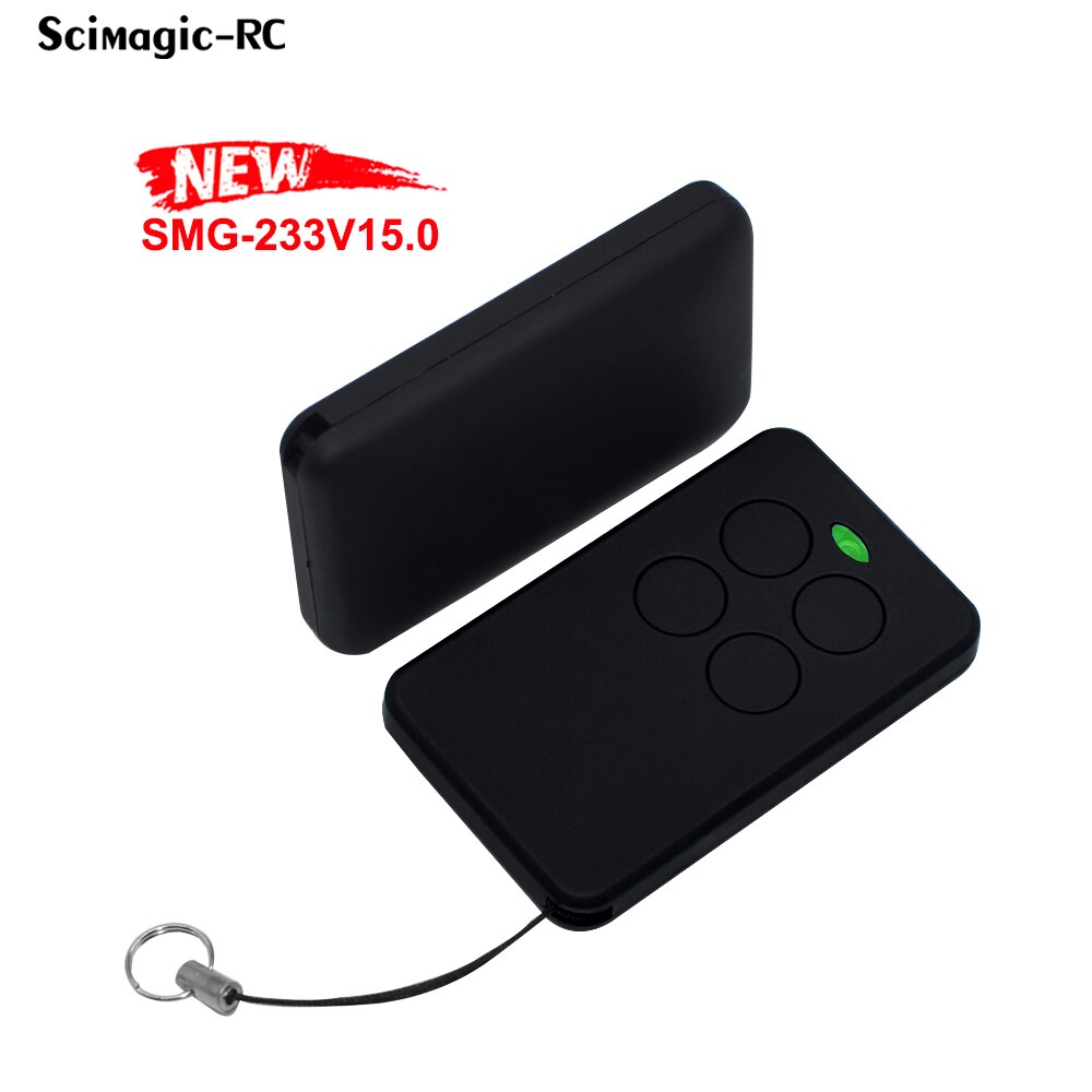 Universal remote control for gate garage barrier Scimagic RC SMG-233 Keychain duplicator multi-frequency
