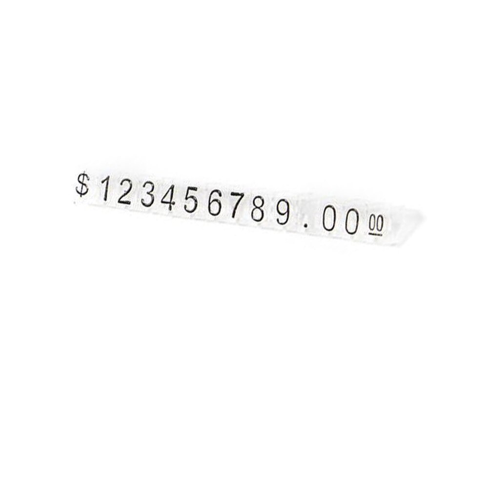 30 Sets of Digital Combined Price Tag Mini Price Numeral Cubes Asse Mbly Blocks Stick Combined Number Digits Tag Sign: Dollar