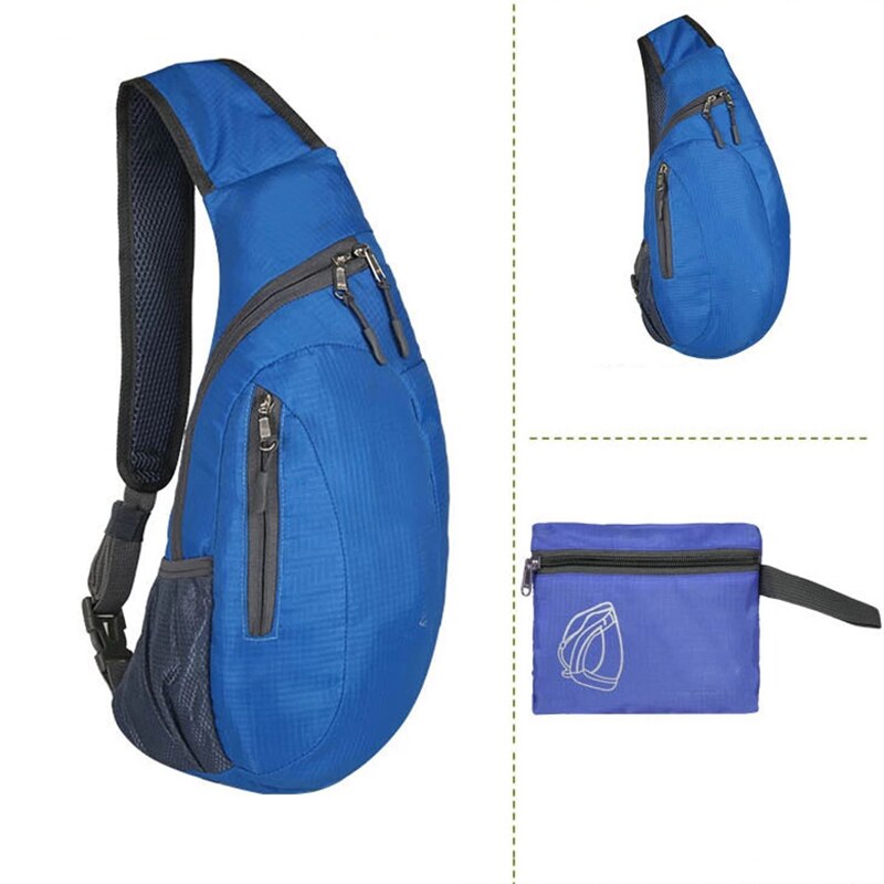 Unisex Chest Bag Pack Waterproof Travel Sport Nylon Crossbody Shoulder Sling Bags Men Women CMG786