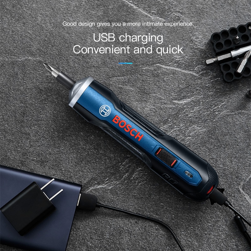 Bosch – tournevis sans fil intelligent GO 3.6V, outil électrique, 6 Modes, couples réglables, Kits d&#39;outils