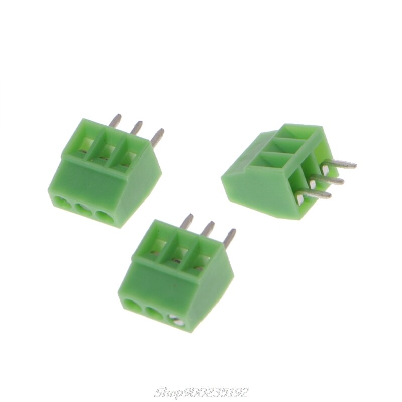 10 Pcs 2Pin-10Pin Schroef Pcb Gemonteerd Terminal Blokken Connector 2.54Mm Pitch