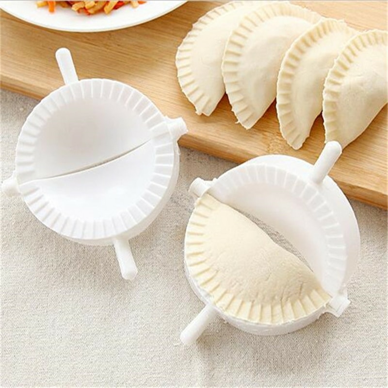 De Meest Populaire Creatieve Gadgets Dumplings Model Keuken Bakken Tools Hand Knijpen Dumplings Artefact 3 Pcs