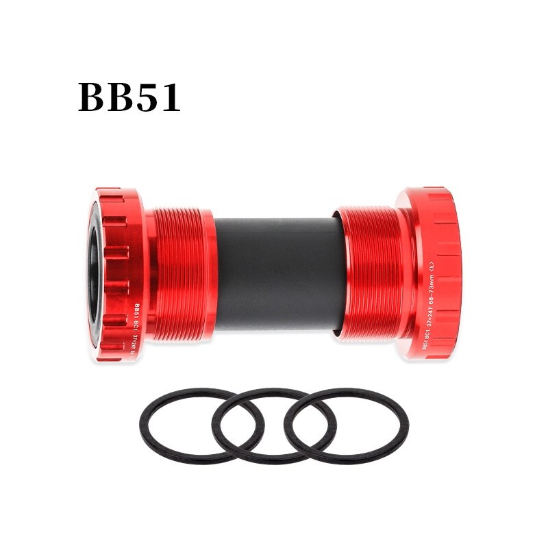 BLOOKE BB51 MTB Bearing Bottom Bracket 22MM SET Bike Sealed Thread Axis Kit For SRAM GXP Prowheel Bicycle Crankset Part: B
