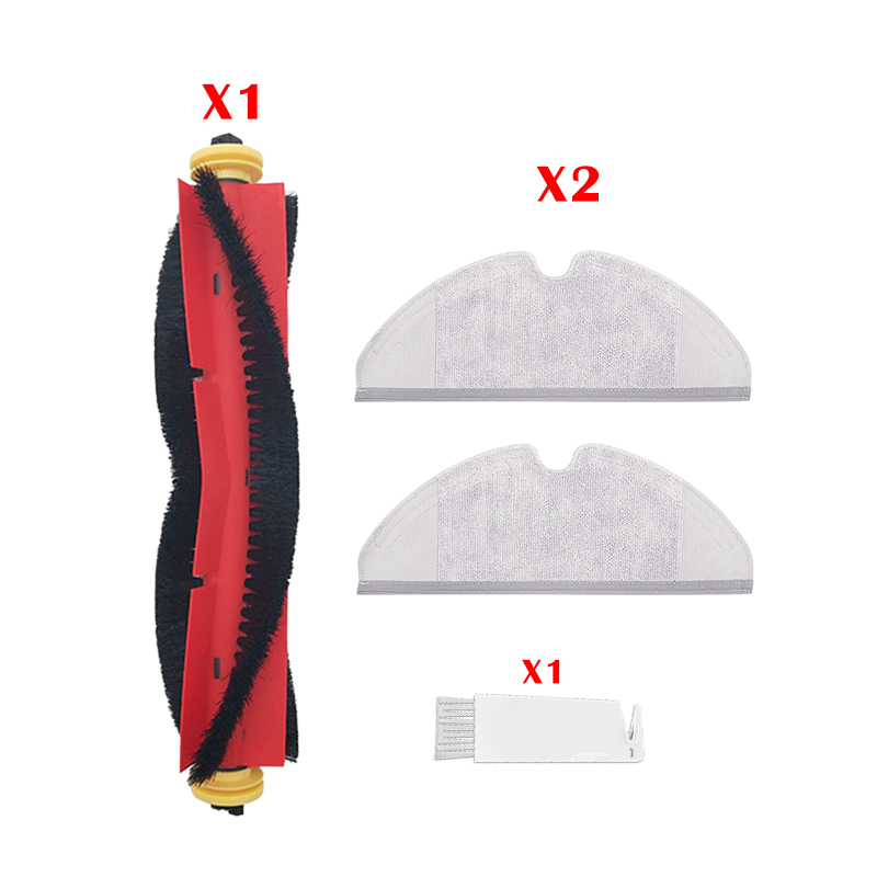 Accessoires pour aspirateur Roborock S5 Max S6 MAXV, brosse principale, vadrouille, chiffon, filtre HEPA de remplacement, pièces pour robot xiaomi S6 pure S50: Lavande