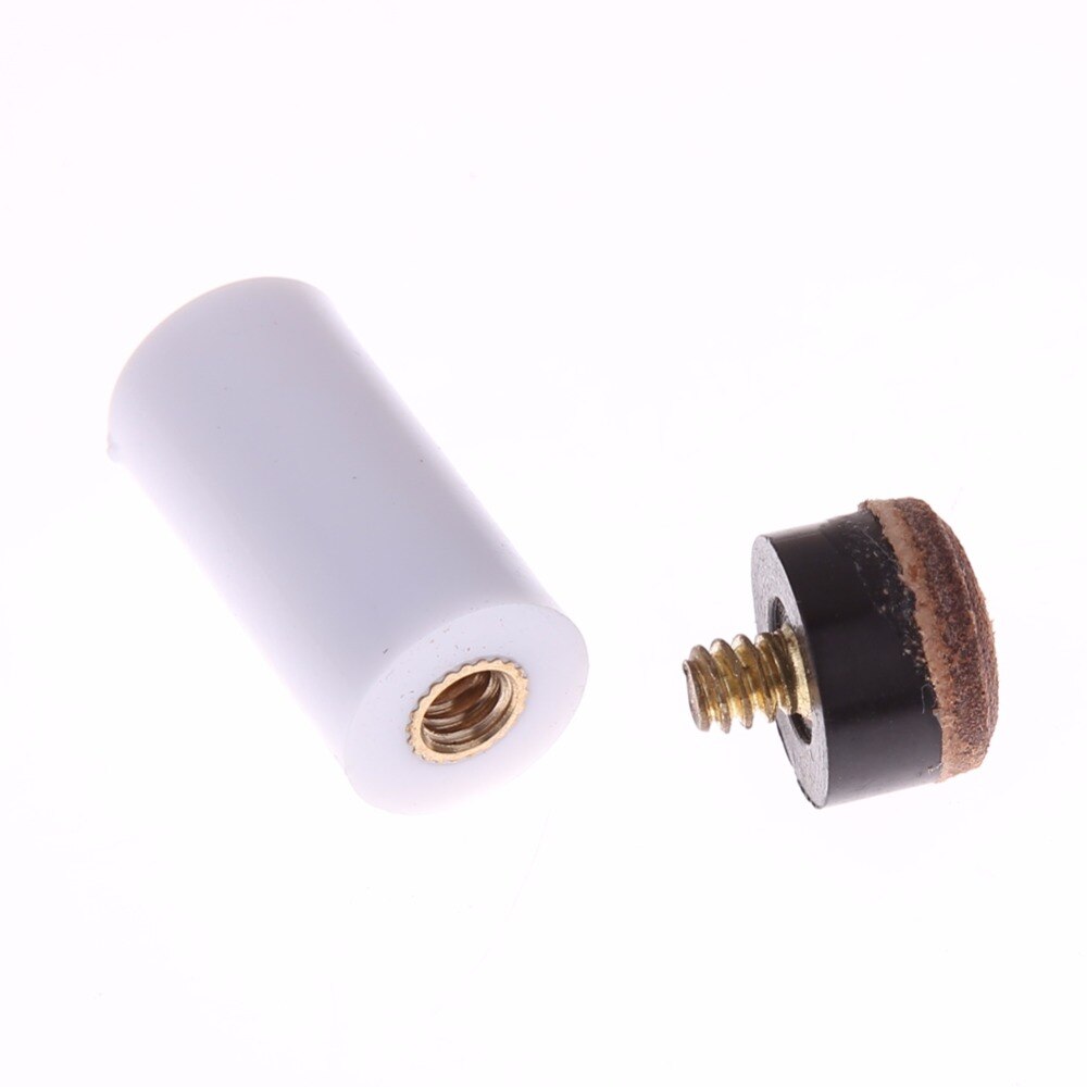 Biljard reservedeler 13mm 5x pool cue stick ferrules og 5 skruer på tips for snooker