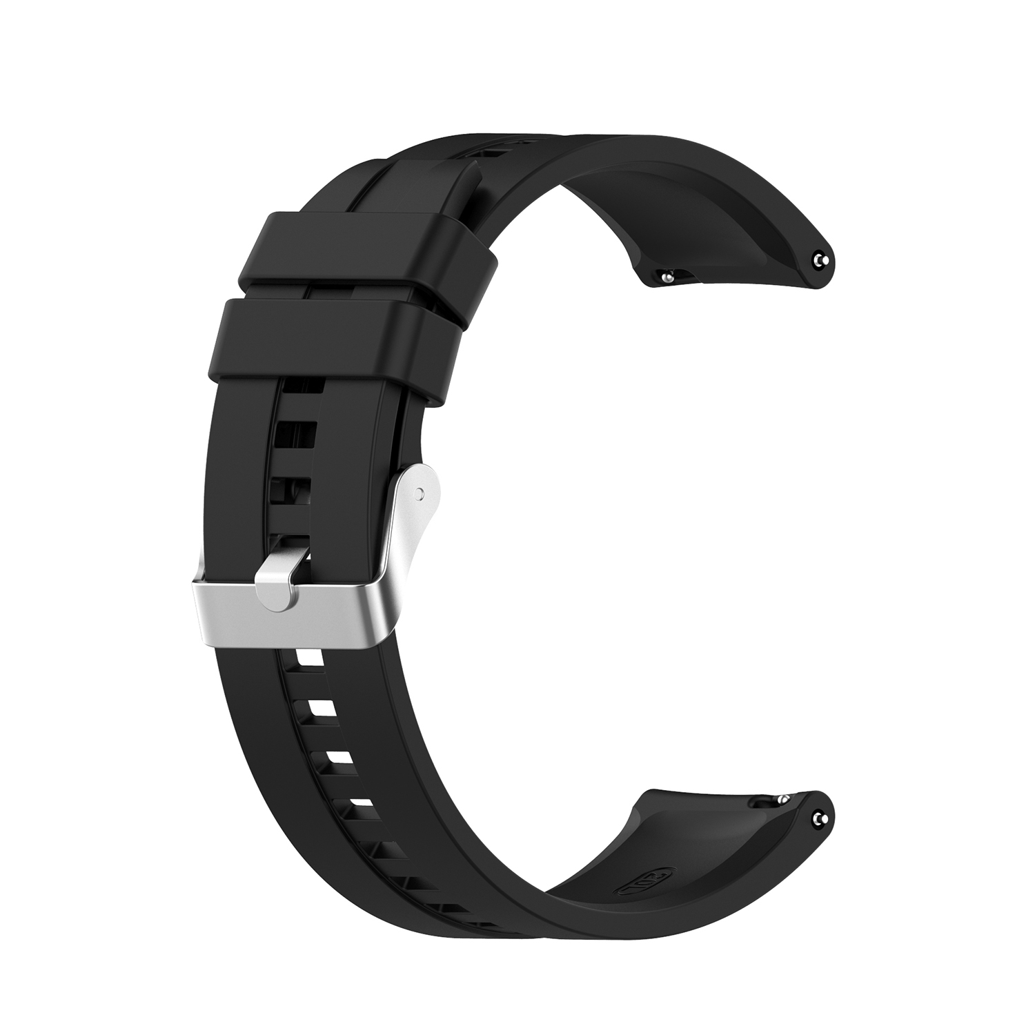 Bracelet en Silicone de 22mm pour Huawei Watch GT2 Pro GT3, 46mm, pour Huawei Honor Magic 2 46mm: Black