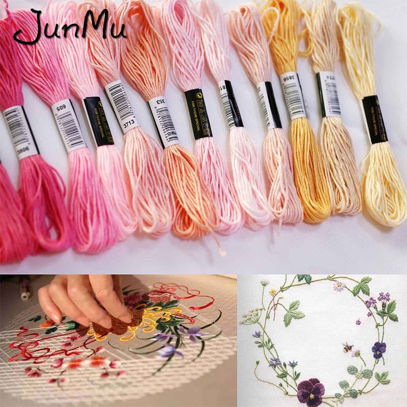 100/150pcs Anchor Similar DMC Embroidery Floss Cross Stitch Cotton Embroidery Thread Floss Sewing Skeins Craft Decor