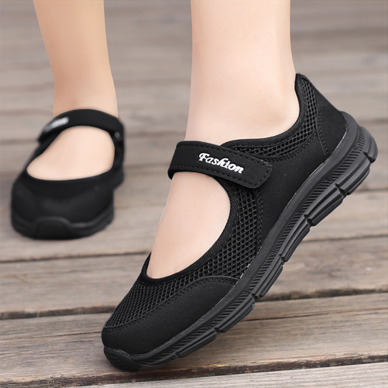 Damesschoenen Ademende gevulkaniseerde schoenen Wit Zapatillas Mujer Superlichte dames casual schoenen Sneakers Dames 2021Dames plat: WHITE / 9.5