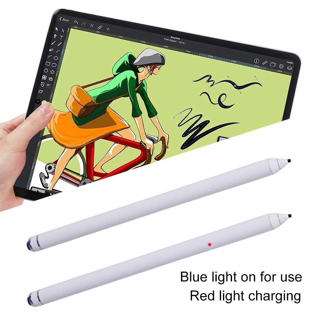 Universal Capacitive Touch S Pen Rechargeable Writing Stylus for Phones Tablets