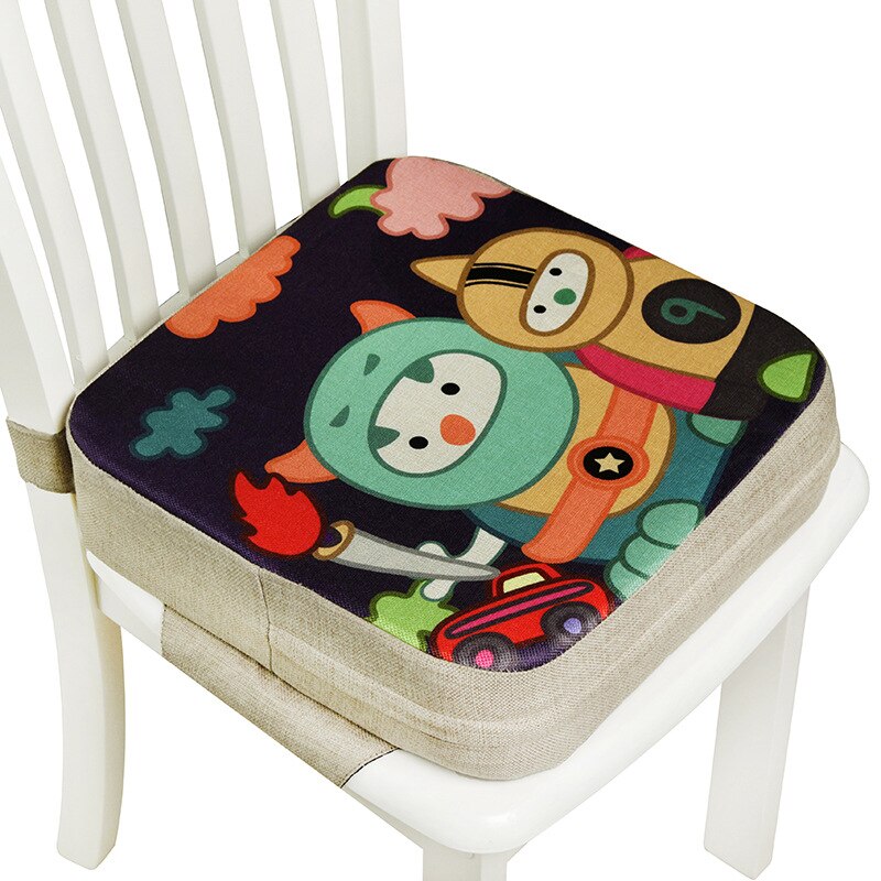 Bébé à manger chaise Booster coussin dessin animé enfants chaise haute coussin de siège chaise rehaussement coussin enfant chaise siège landau coussin de chaise: thick section5