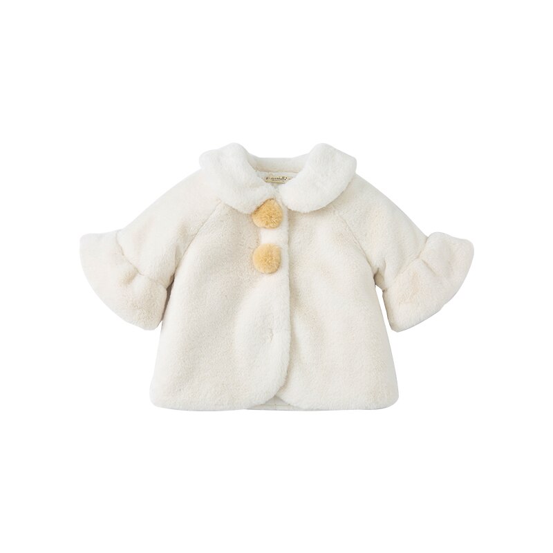 DBM19748 Dave Bella Winter Baby Meisjes Mode Stevige Gewatteerde Jas Kinderen Meisje Tops Baby Peuter Bovenkleding: 24M (80cm)