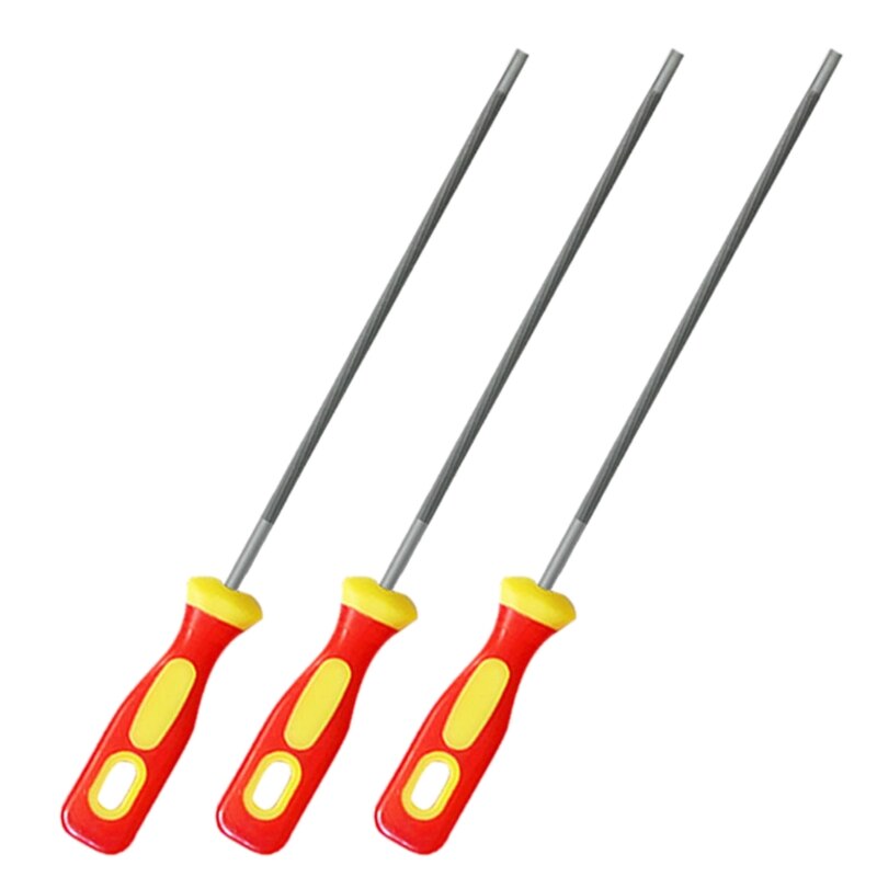 3Pcs Ronde Hoge Carbon Staal Slijpen Kettingzaag Zaagketting Bestanden Slijper Voor Houtwerk Kettingzaag Bestand 4/4.8/5.5Mm: 4.8mm