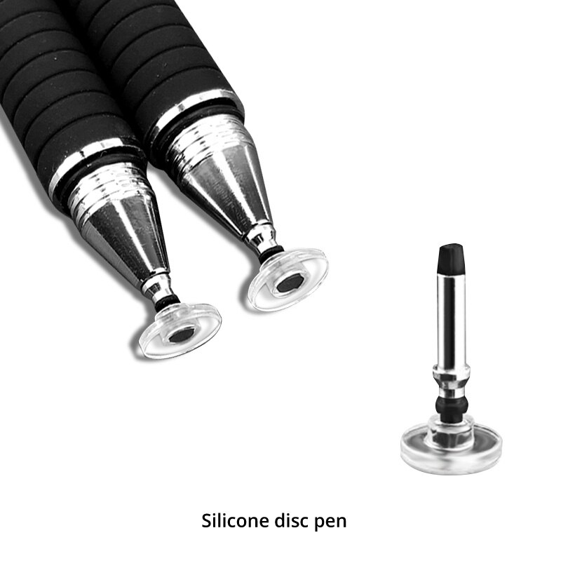 Universal Stylus Pen Capacitive Screen Disc Fiber Touch Pen Replacement Tips Drawing Writing Nib Pencil Head for Smartphone