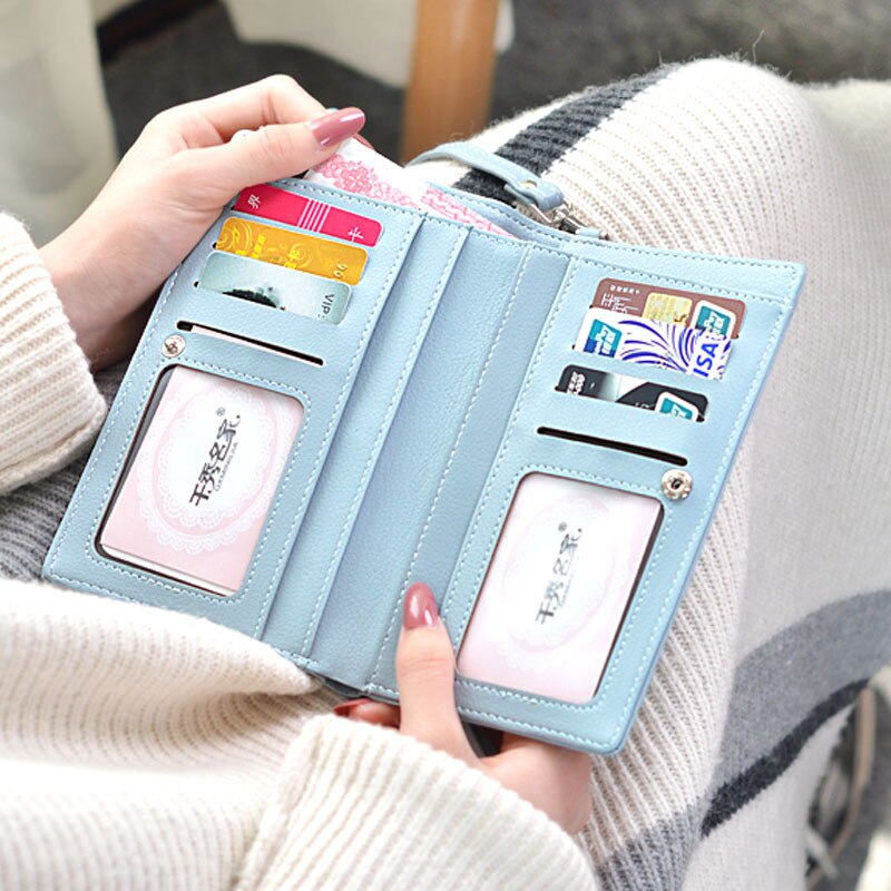 UHHBCCR Women Wallet Brand Cell Phone Wallet Big Card Holders Wallet Handbag Purse Clutch Messenger Shoulder Straps Bag