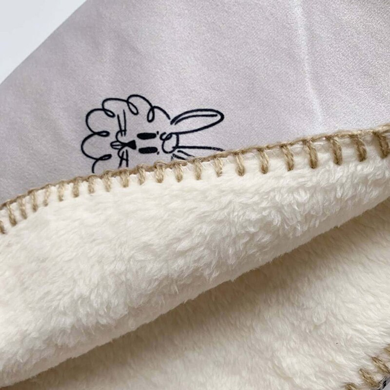 Barn filt baby swaddle filt sammet småbarn leopard utskrift sov sjal barnvagn filtar bomull 100*68cm bxx 008