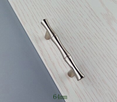 64mm/96mm Bamboo Style Furniture Hardware Handle Kitchen Cabinets Sliding Door Knob Drawer Wardrobe Cupboard Push Pulls Handles: 64mm