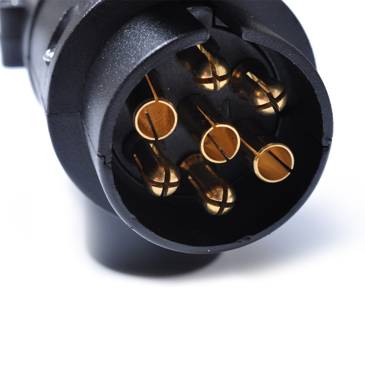 Durable 13 To 7 Pin Adapter Connector Pin Socket Trailer 12V Towbar Towing Caravan Truck Electrical Converter (EU Plug)