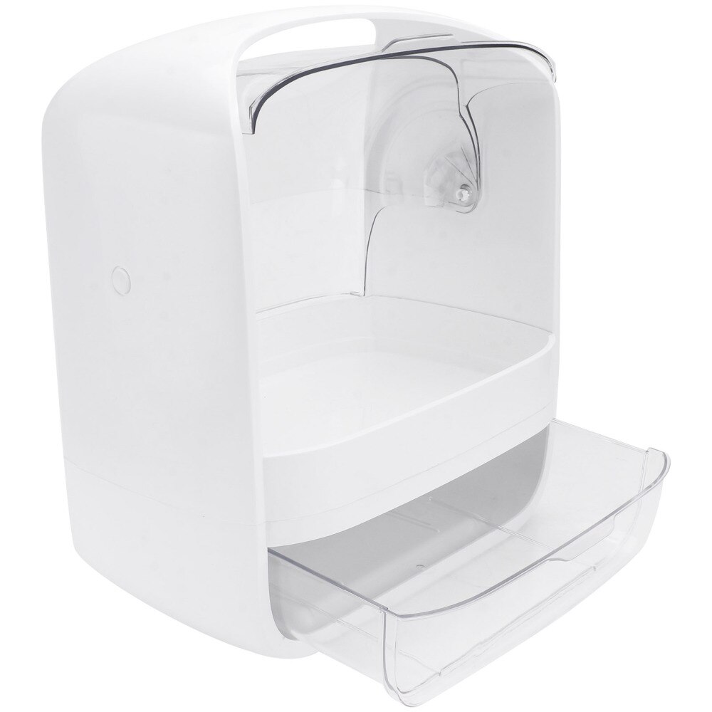 1PC Makeup Storage Organizer Dressing Table Storage Box for Toilet Room Dorm Home: White