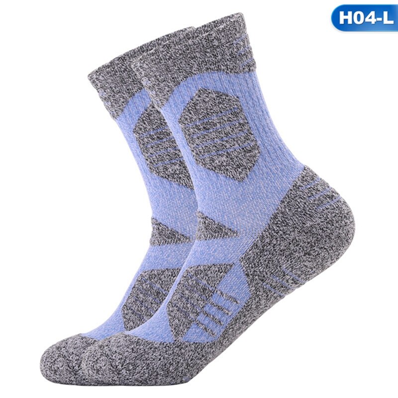 Ladies Outdoor Hiking Running Hiking Socks Mid-tube Sports Socks-pink Green Purple Orange Sky Blue Pink M(35-38)/L(39-42): H04-L