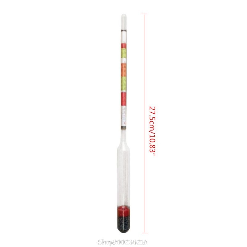 2pcs/set Triple Scale Hydrometer Self Brewed Wine Sugar Meter Alcohol Measuring for Home Brewing Making Beer Au17 20