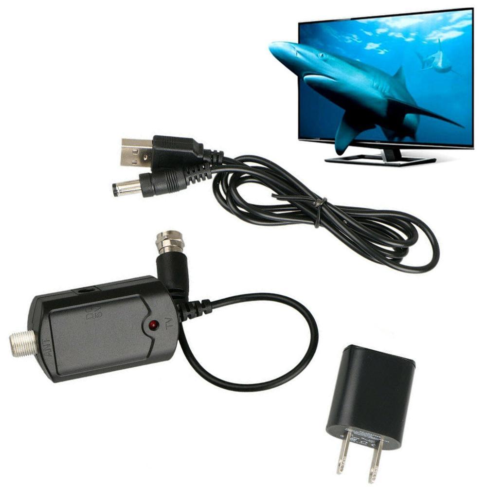 1Pc Hdtv Antenne Versterker Signaal Booster Tv Hoge Kanaal Uhf Gain Boost Vhf Indoor B8M5