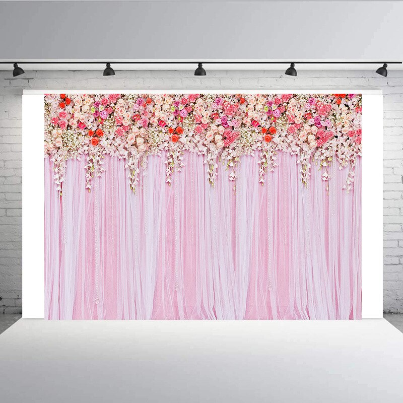 1pc realistiske 3d blomster væg baggrund bryllupsfest fotografering baggrund fotostudie rekvisitter: Stil 8