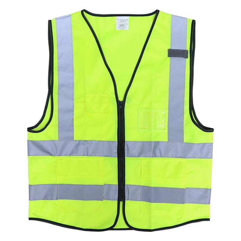 Sleeveless Multi-pocket High Visibility Riding Garment for Sanitation Staff Police